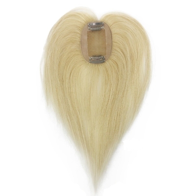 TP29 capelli platino biondo 613 colore un pezzo clip in toupee per perdita di capelli