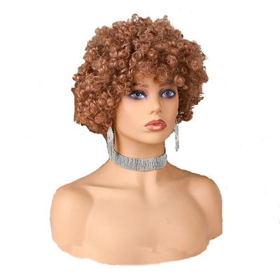Pixie Cut Afro Parrucca Remy Cuticule Vergine Allineato Capelli Umani Bob Ricci Curly Parrucca Corta Per Donne