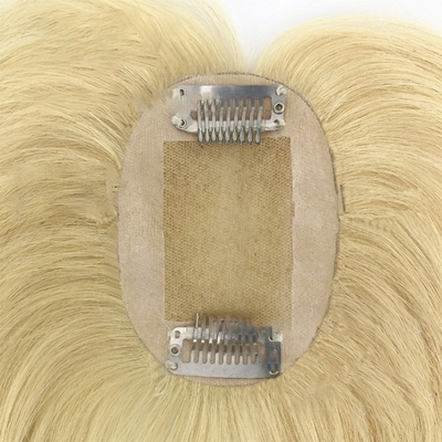 TP29 capelli platino biondo 613 colore un pezzo clip in toupee per perdita di capelli