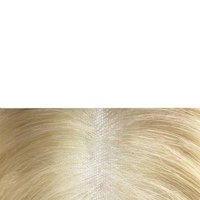 TP29 capelli platino biondo 613 colore un pezzo clip in toupee per perdita di capelli
