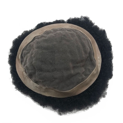 Remy Hair Full Swiss Lace Base Dreadlock Toupee 60% Densità Capelli Umani Topper per Uomini