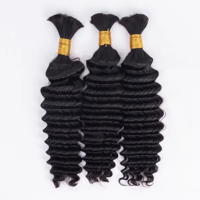 Colori da colorare adatti Afro Kinky Bulk Estensione di capelli umani per trecciare capelli vergini Sì