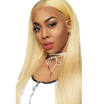 Capelli Vergini 22 Inch 60 Biondo Free Parting Monofilament Capelli grezzi Donne Topper Piccolo Radice