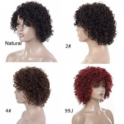 Colori adatti per la tintura TUTTI I COLORI Capelli umani Parrucche per capelli corti per donne pronte per la spedizione