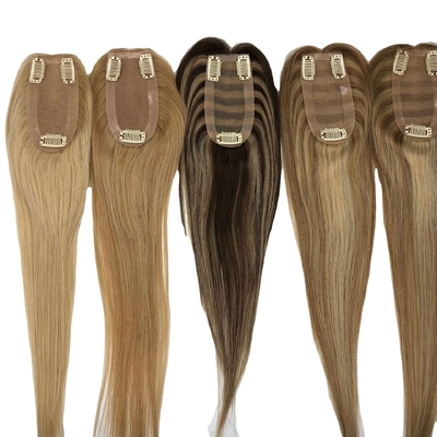0.2 kg di capelli naturali biondi legati a mano con capelli vergini per donne capelli brasiliani