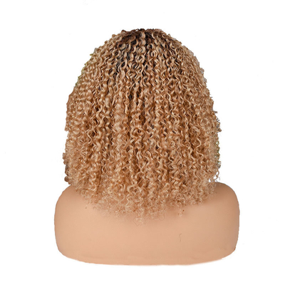 250% Densità Afro Kinky Curly Short Pixie Taglio Capelli Umani Parrucche Per Donne Nere Da Sopra