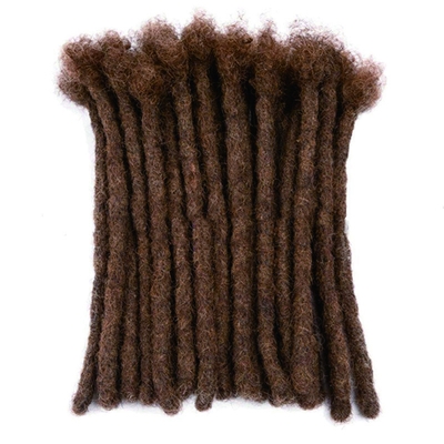 Estensione dei capelli umani Dreadlocks stile con estremità ricci Capelli neri stile dreadlocks
