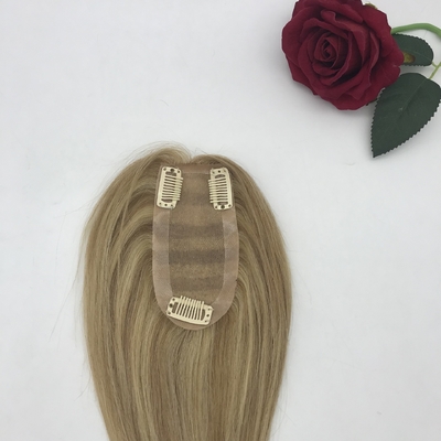 0.2 kg di capelli naturali biondi legati a mano con capelli vergini per donne capelli brasiliani