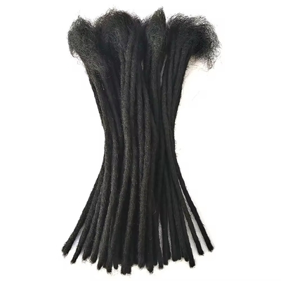 Estensione dei capelli umani Dreadlocks stile con estremità ricci Capelli neri stile dreadlocks