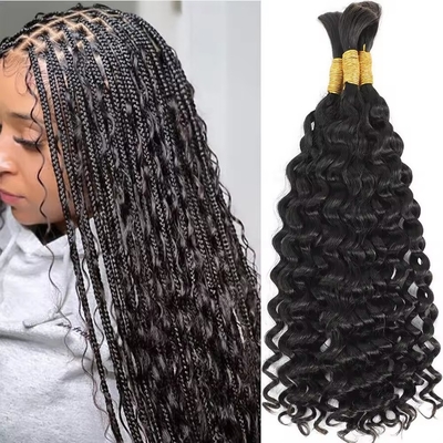 Loose Deep Wave Wet And Wavy Boho Umano che intreccia capelli grezzi per negozi di successo