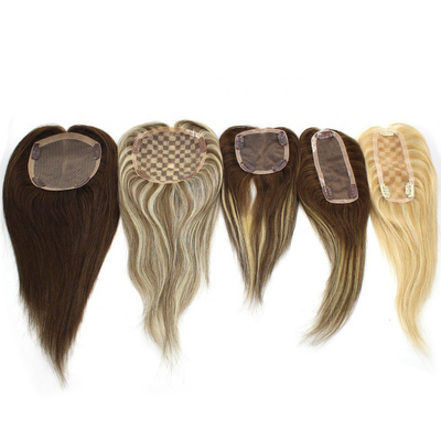 Per le donne, il parrucchiere europeo a radici ombrose, i capelli umani, il topper, il toupee, per donna.