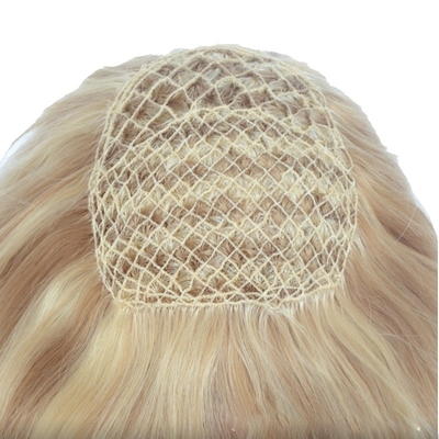 Capelli umani vergini europei Rete di pesce Capelli da matrimonio Toupee Clip in fornitura