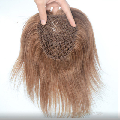 Capelli umani vergini europei Rete di pesce Capelli da matrimonio Toupee Clip in fornitura