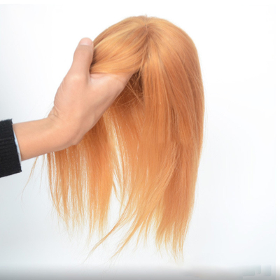 Capelli umani vergini europei Rete di pesce Capelli da matrimonio Toupee Clip in fornitura