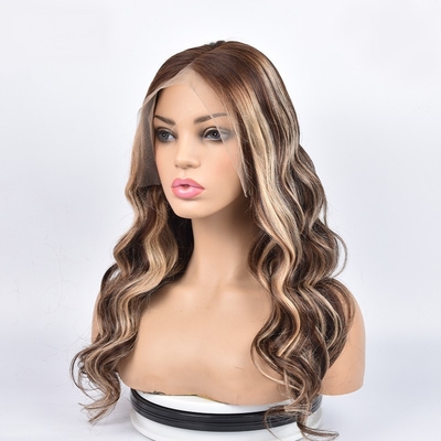 Full cuticle capelli brasiliani HD 13*4*1 pizzo capelli umani frontali parrucche per un aspetto naturale