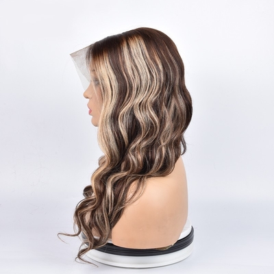 Full cuticle capelli brasiliani HD 13*4*1 pizzo capelli umani frontali parrucche per un aspetto naturale