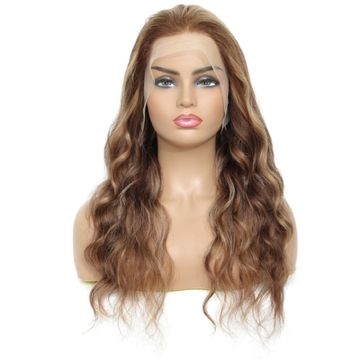 Full cuticle capelli brasiliani HD 13*4*1 pizzo capelli umani frontali parrucche per un aspetto naturale