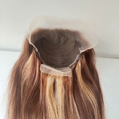 Full cuticle capelli brasiliani HD 13*4*1 pizzo capelli umani frontali parrucche per un aspetto naturale