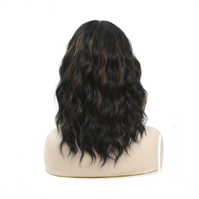 Nessuna parrucche di pizzo onde d'acqua brevi brasiliano Remy capelli umani BOB parrucche per donne nere