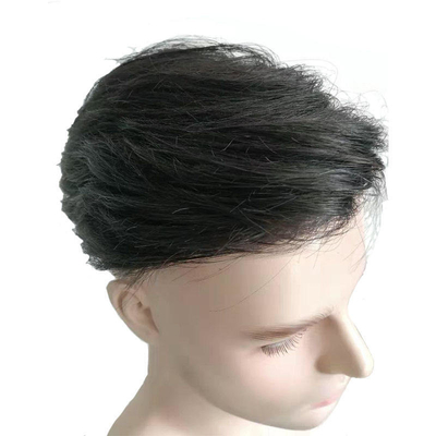 Tupe di capelli umani realizzato a mano per uomini