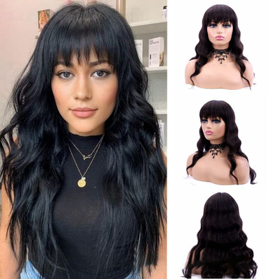 Fabbricazione automatica 100% cuticule vergine capelli umani allineati onde sciolte ondulate ricciole spuntate perugine