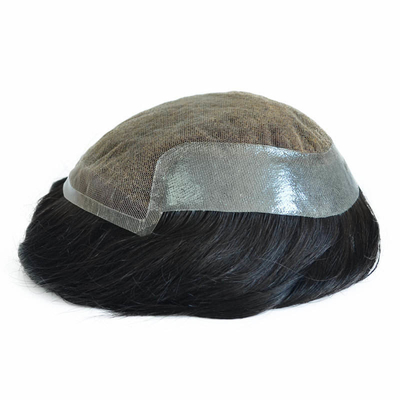 Tupe di capelli umani realizzato a mano per uomini