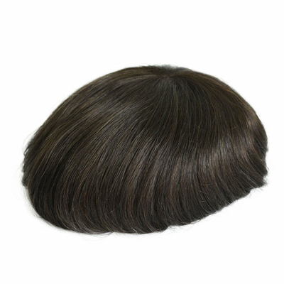 Tupe di capelli umani realizzato a mano per uomini