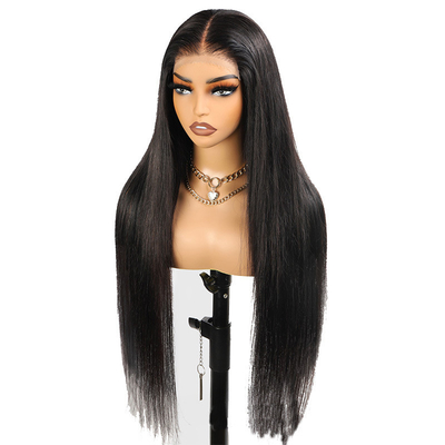 Perrucca Gluleless HD Transparent Lace Frontale Osso Diretto Vietnamese Crudo Capelli Vergini Umani Parrucche Topper