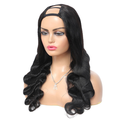 150% Densità Brasiliano Remy Corpo Wave Capelli U Parte Parrucche Medio aperto per le donne nere