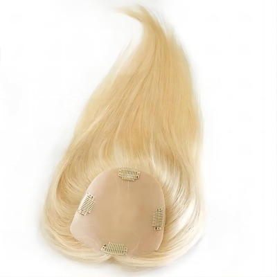 130% Densità capelli vergini grezzi base seta capelli umani pizzo chiusura toupee per donne rettilineo