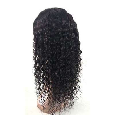 Prodotto Indiano Acqua Cruda Wave Curly U parte parrucca con OEM ODM Servizio e 100% Top Capelli Umani