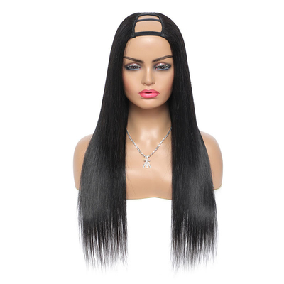 Capelli brasiliani a cuticule piena con parrucca in U con una densità dell' osso dritta del 180%