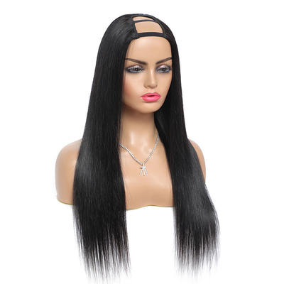 Capelli brasiliani a cuticule piena con parrucca in U con una densità dell' osso dritta del 180%