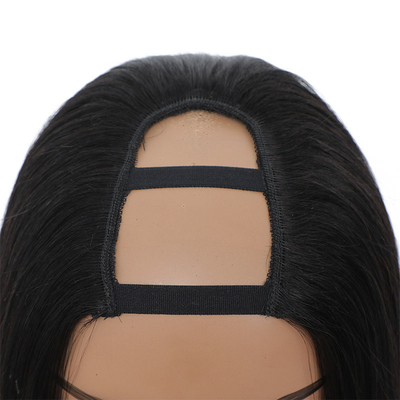 Capelli brasiliani a cuticule piena con parrucca in U con una densità dell' osso dritta del 180%