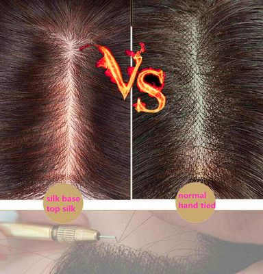 Toppers per capelli umani a base di seta Toppers per capelli umani a base di seta Toppers per capelli vergini