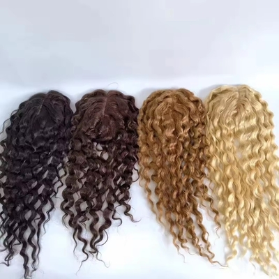 Topper per capelli umani al 100% per le donne Topper in seta naturale in stile rettilineo