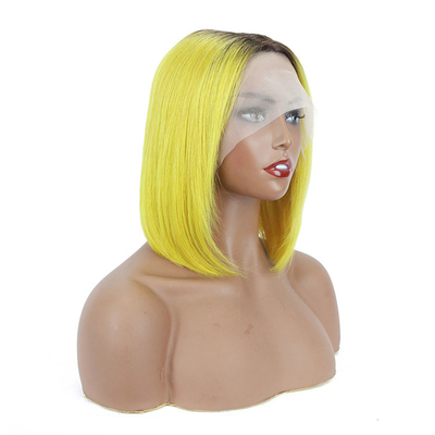 Vergine grezza trasparente HD pizzo Frontale Capelli umani parrucca 100% Bob Parrucca Remy Capelli 250g-450g