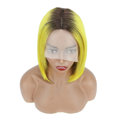 Vergine grezza trasparente HD pizzo Frontale Capelli umani parrucca 100% Bob Parrucca Remy Capelli 250g-450g