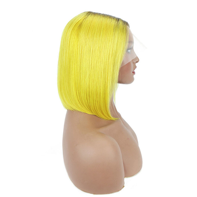 Vergine grezza trasparente HD pizzo Frontale Capelli umani parrucca 100% Bob Parrucca Remy Capelli 250g-450g