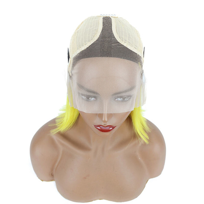 Vergine grezza trasparente HD pizzo Frontale Capelli umani parrucca 100% Bob Parrucca Remy Capelli 250g-450g