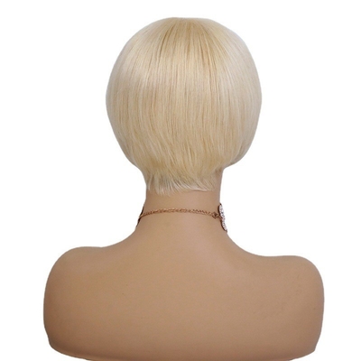 Parrucche in pizzo 613 di colore biondo peruviano Bob corto parrucche per capelli umani per donne nere