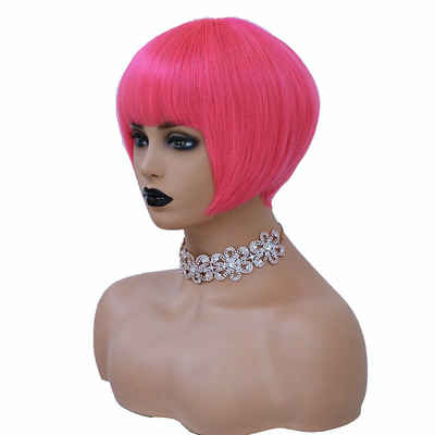 Parrucche in pizzo 613 di colore biondo peruviano Bob corto parrucche per capelli umani per donne nere