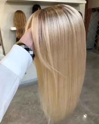8-22 pollici di lunghezza Topper capelli umani con 120% di densità di toupee OEM seta