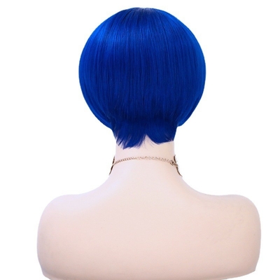 Materiale di base di pizzo svizzero Remy Hair Virgin Silky Short Bob Cut Parrucche Per Donne con 1