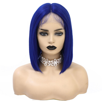 BoB Parrucca 14 pollici 100% capelli umani vergini 360 pizzo Frontale pizzo trasparente per donne nere