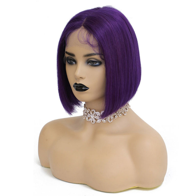 BoB Parrucca 14 pollici 100% capelli umani vergini 360 pizzo Frontale pizzo trasparente per donne nere