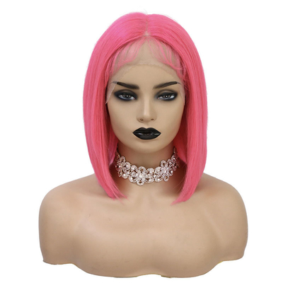 Proprio 10 pollici di pizzo davanti Bob parrucche 250g-450g T forma di capelli umani vergini con capelli di bambino