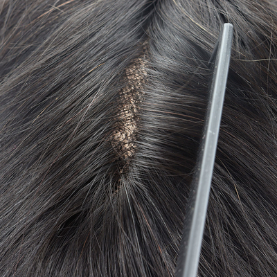 Tupe per capelli umani per uomini di grado di capelli Remy e cuticule completa