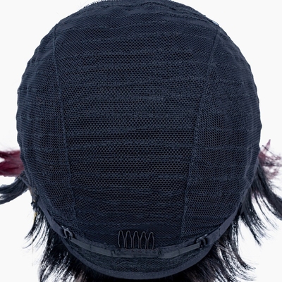 6 pollici estate HD pizzo svizzero capelli umani vergini grezzi setacciato rettilineo curto parrucche a taglio da fantoccio per donne nere