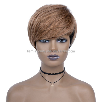 T1B/27 Colore Pre Plucked Perrucche per capelli corti per donne nere